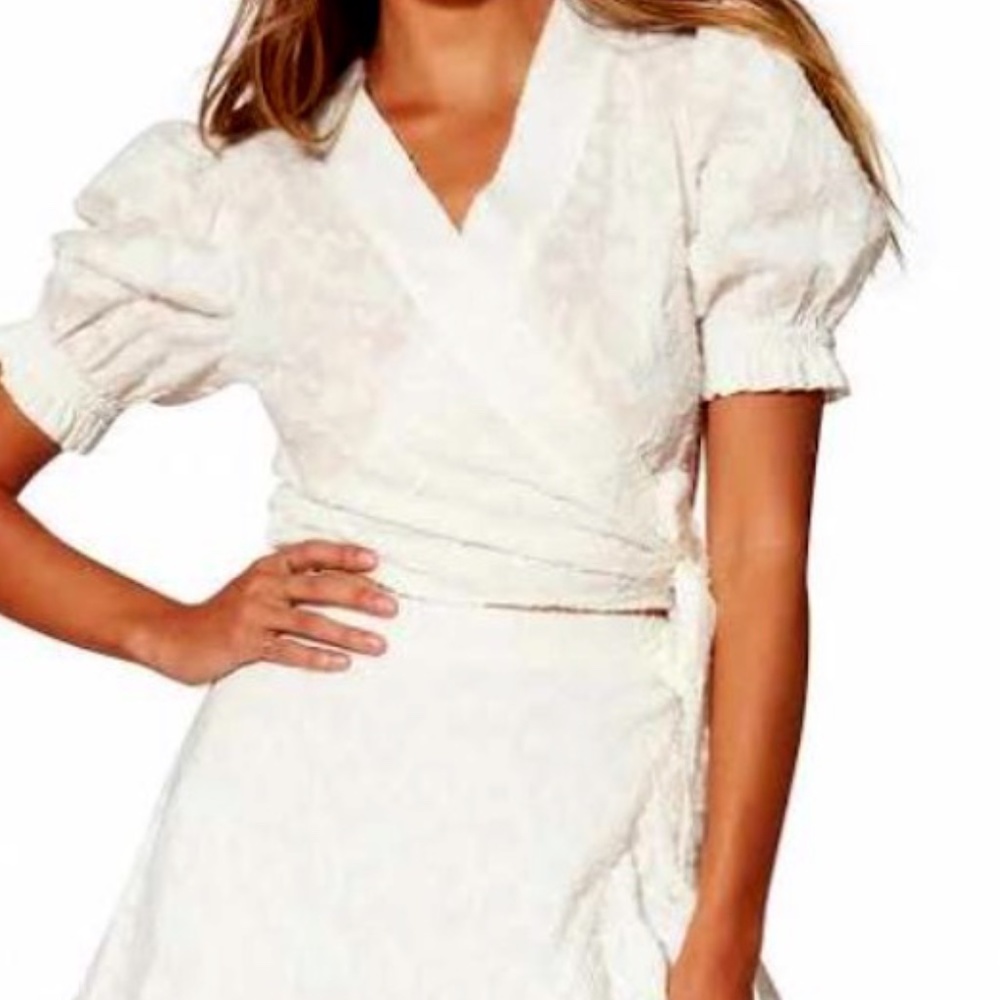 White Red Carter Blouse XS